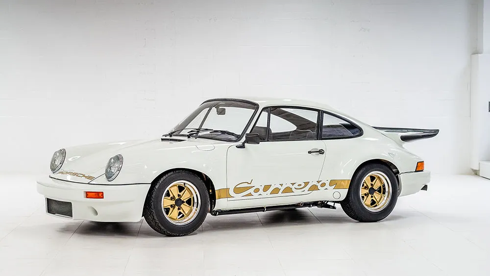 A 1974 Porsche 911 Carrera RS 3.0 is still available to buy through RM Sotheby’sRM SOTHEBY’S